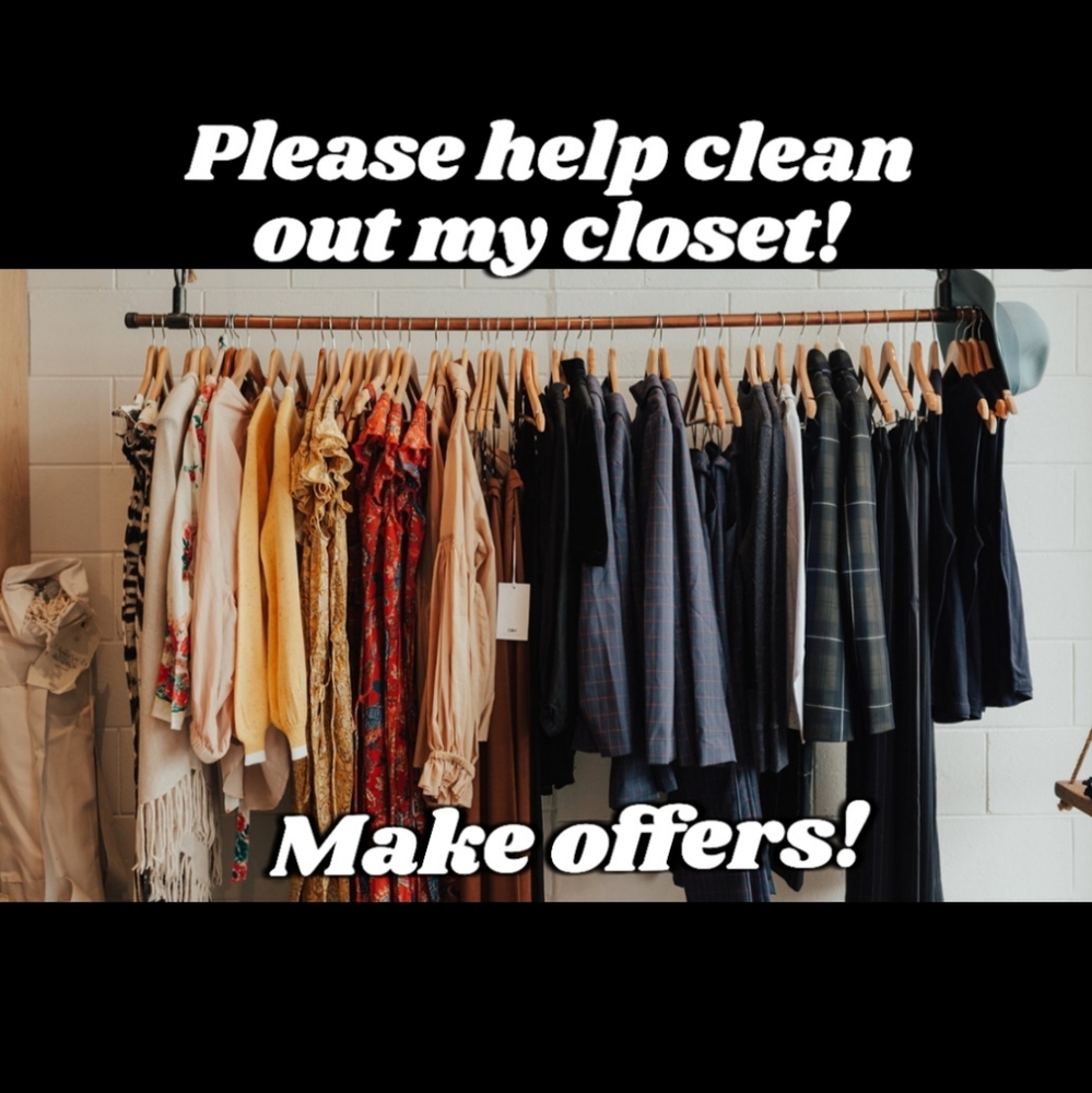 Help clean out my closet❤